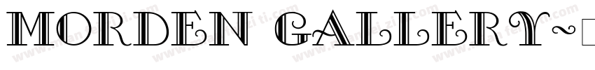 morden gallery字体转换